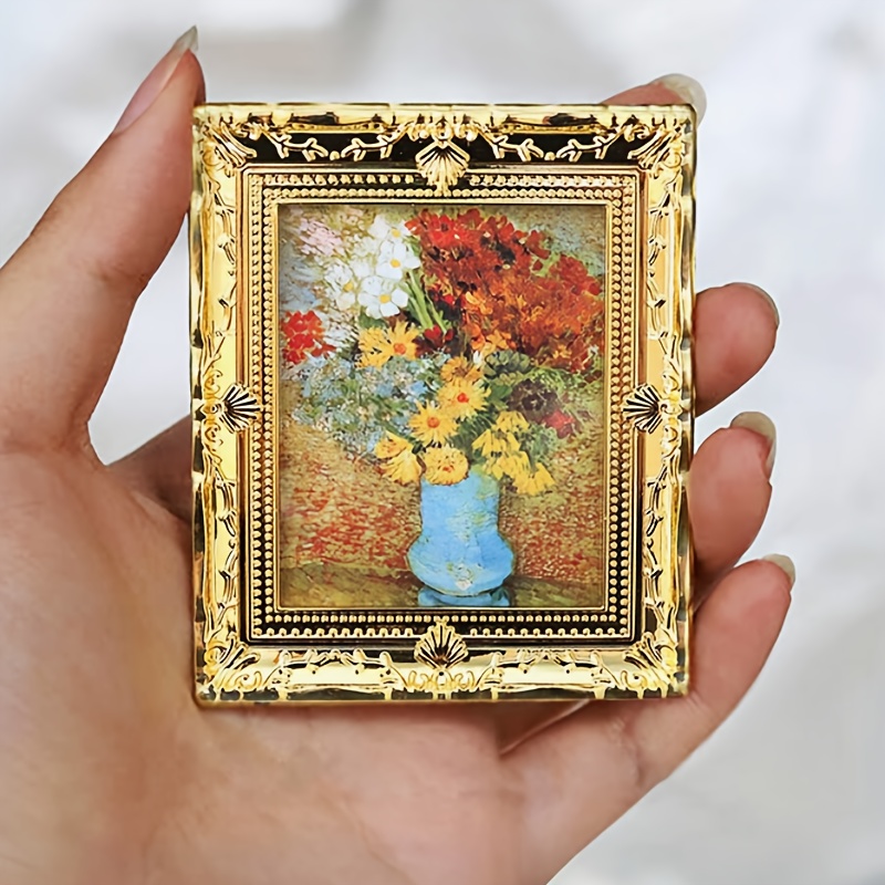 Resin Art Frame - 1Pcs miniature simulation oil painting photo