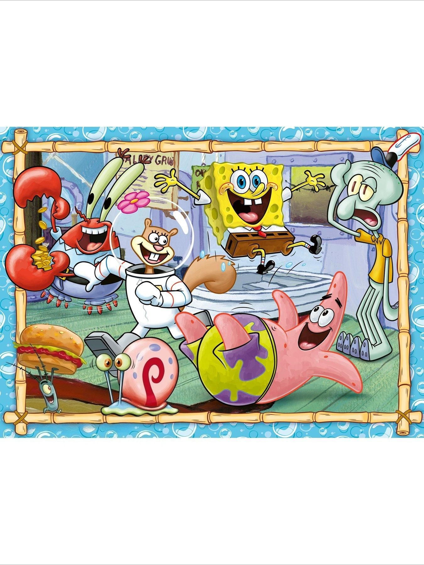 Resin Art Canvas - 5D DIY Square&Round Diamond Anime SpongeBob