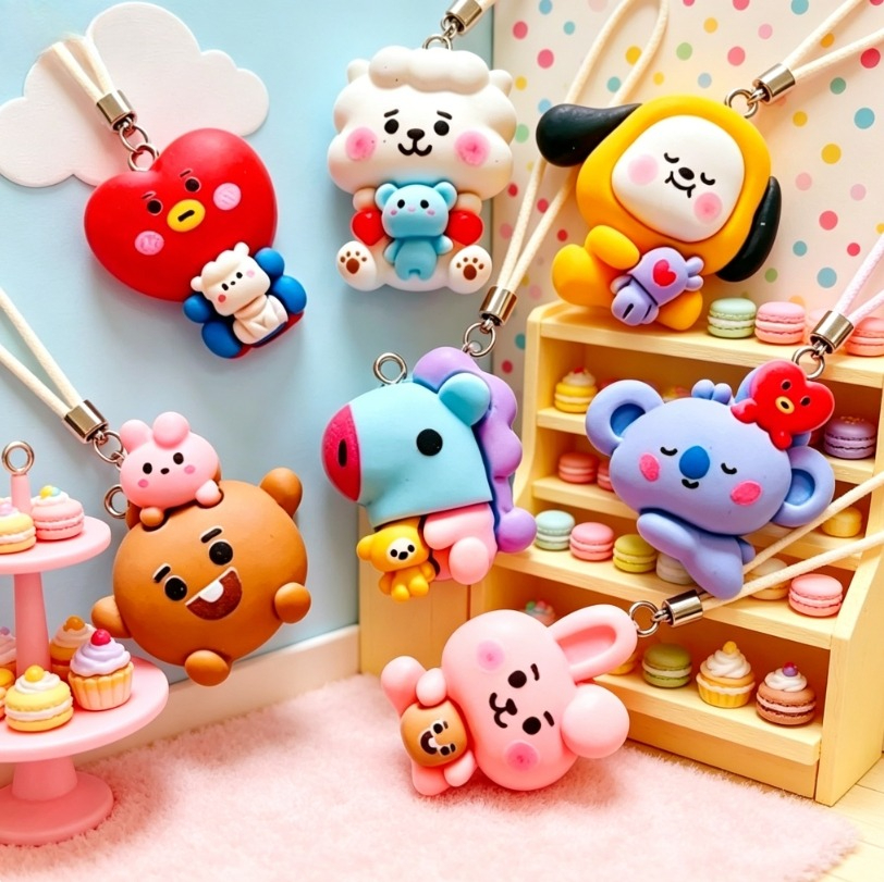 Resin Art Handmade - 70PCS Kawaii Dog Bunny Cute Resin