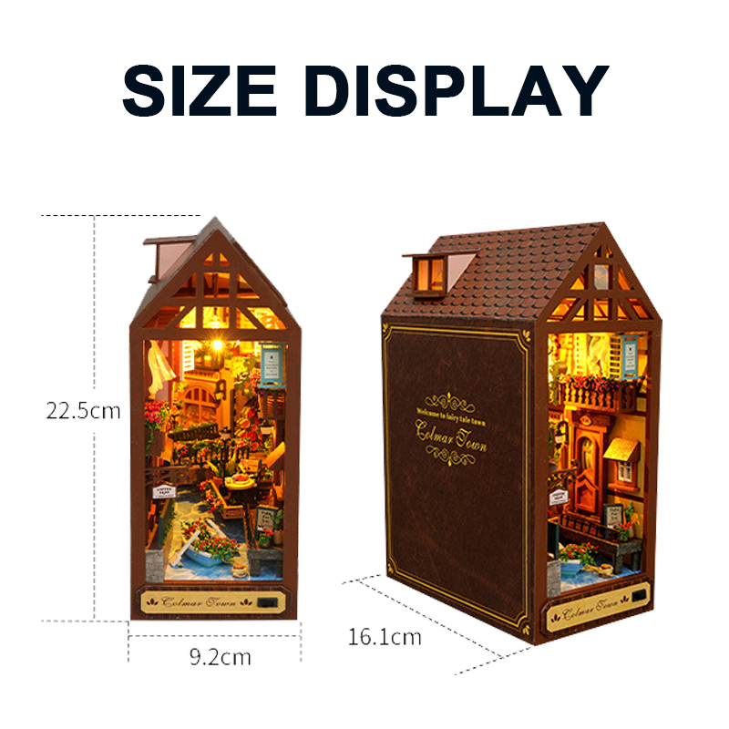 Resin Art With Wood - DIY Wooden Book Nook Retro Colmar