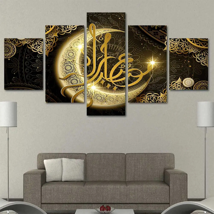 Resin Art Quran Box - New 5D Full Square Round Diamond