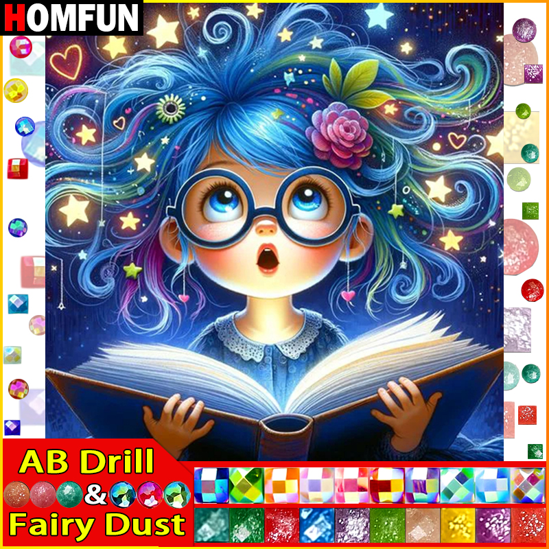 Resin Art Guide Book - HOMFUN Fairy Dust AB Diamond Painting