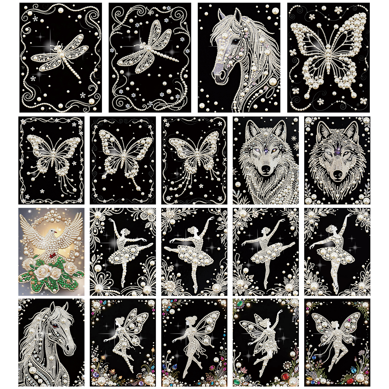 Resin Art And Craft - DIY Pearl Painting Art Kits for