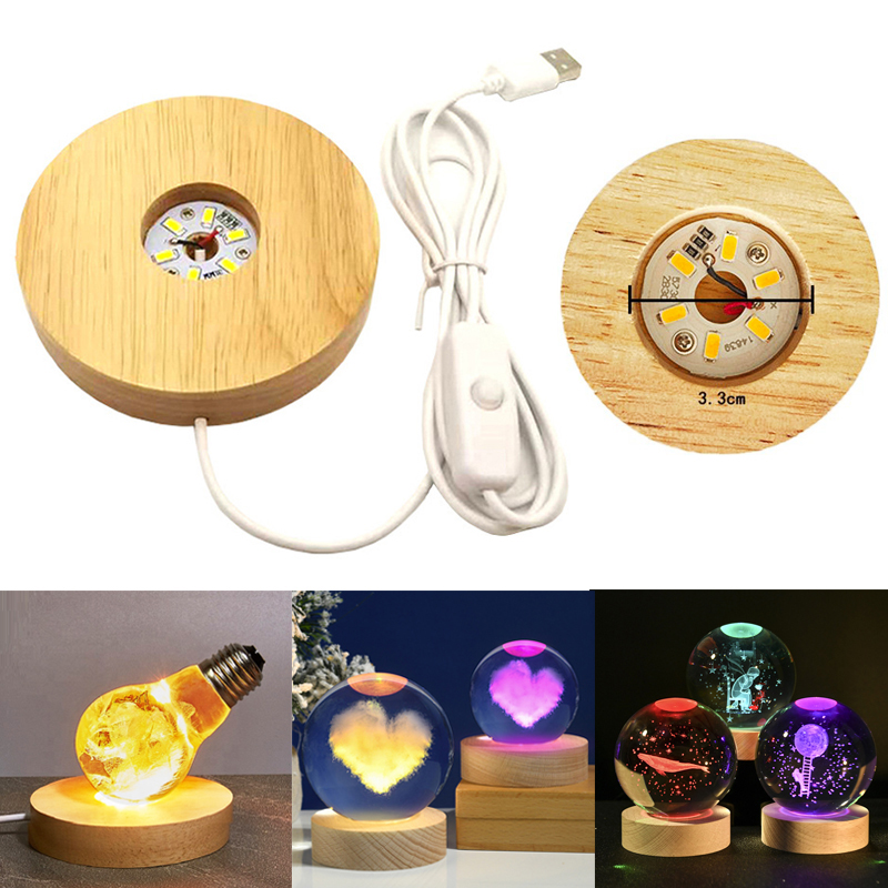 Resin Art Display Round Wood C - Resin Art With Wood ulasan dan harga