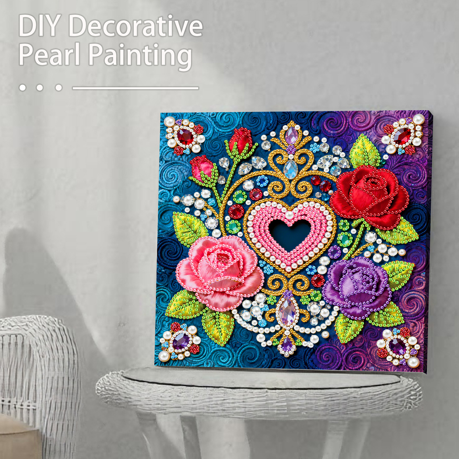 DIY Pearl Diamond Painting Gem - Resin Art Frame ulasan dan harga