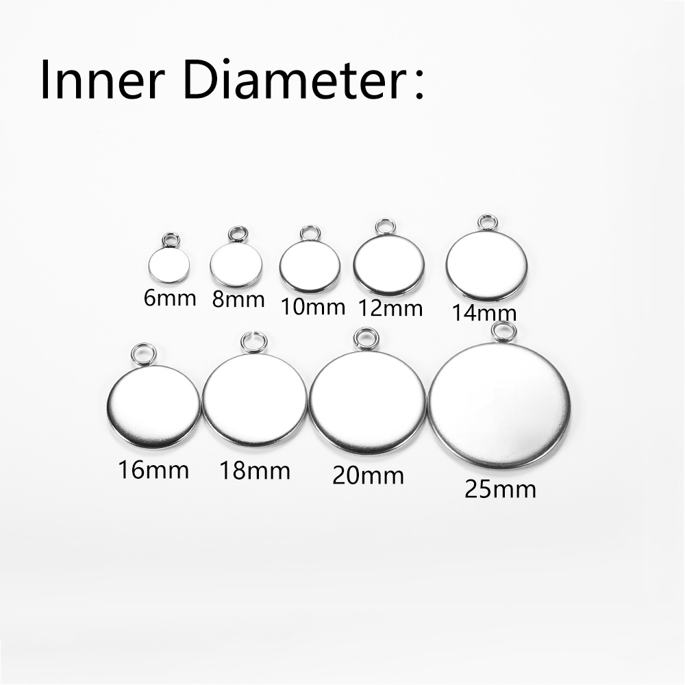 20pcs 6-25 mm Stainless Steel  - Resin Art Frame ulasan dan harga