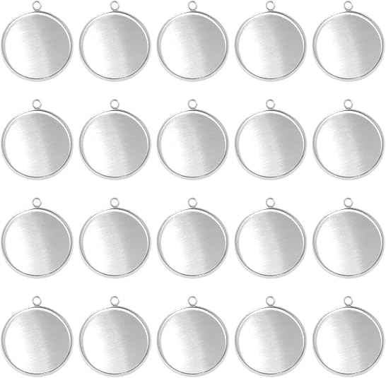 20 Pieces Stainless Steel Roun - Resin Art Materials Kit ulasan dan harga