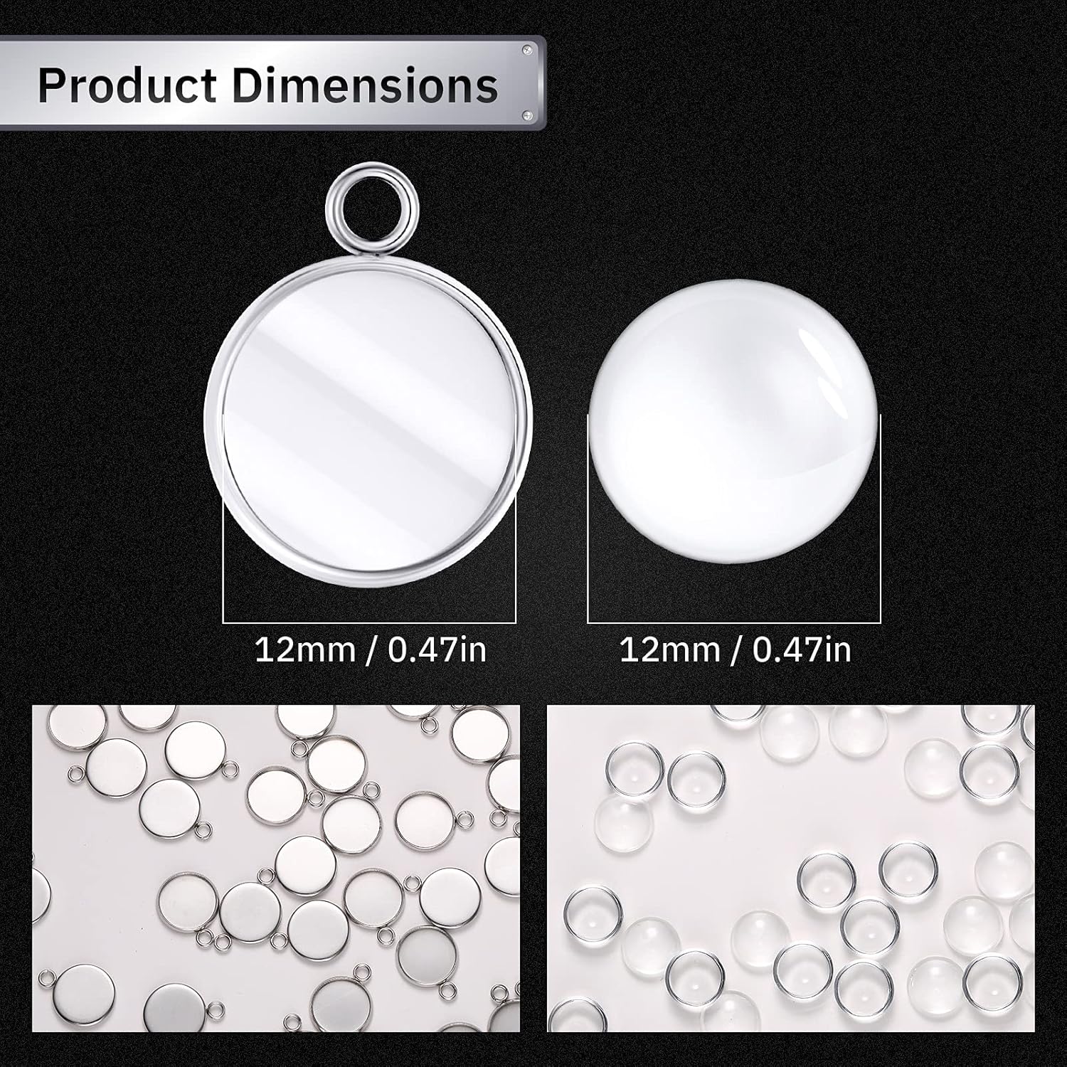 20 Pieces Stainless Steel Roun - Resin Art Materials Kit ulasan dan harga