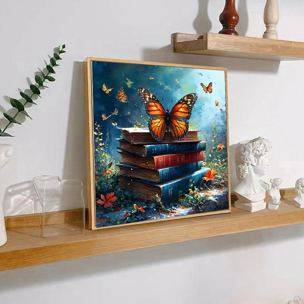 Book And Butterfly Diamond Pai - Resin Art Guide Book ulasan dan harga