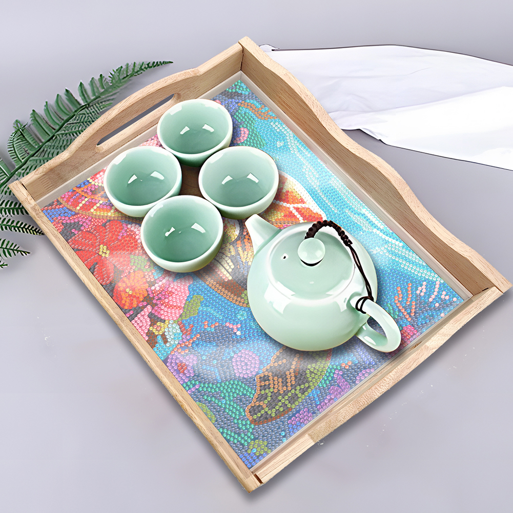 Wooden 5D DIY Diamond Painting - Resin Art With Wood ulasan dan harga