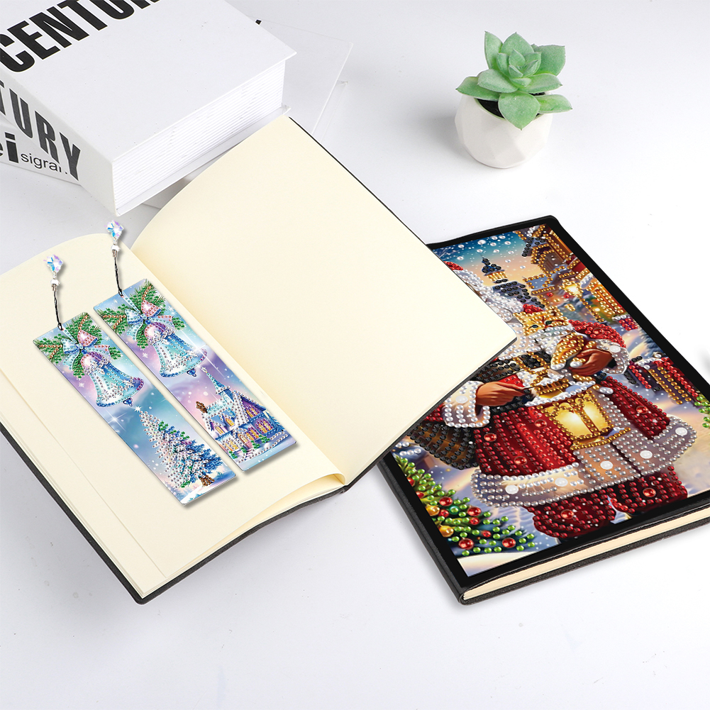 Santa Claus A5 Size Diamond Pa - Resin Art Bookmark ulasan dan harga