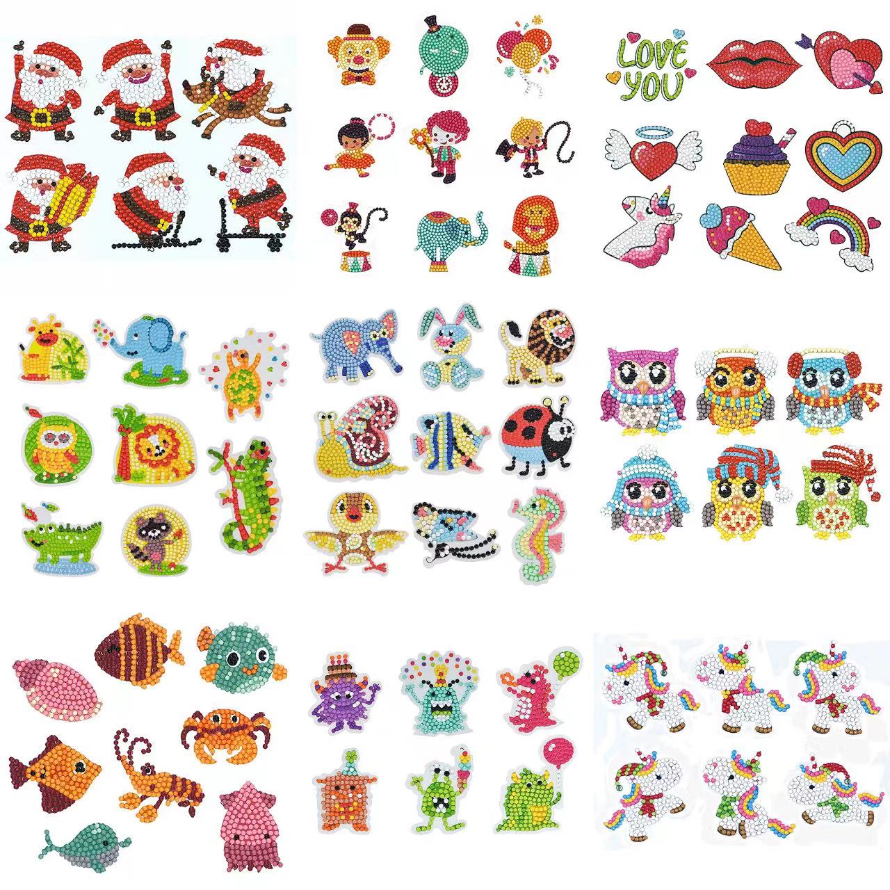 Diamond Painting Stickers 5D D - Resin Art Painting ulasan dan harga