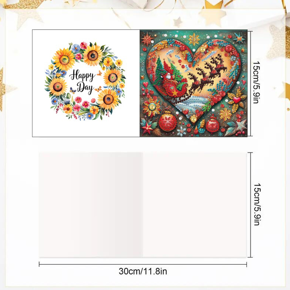 6PCS DIY Christmas Diamond Art - Resin Art Bookmark ulasan dan harga