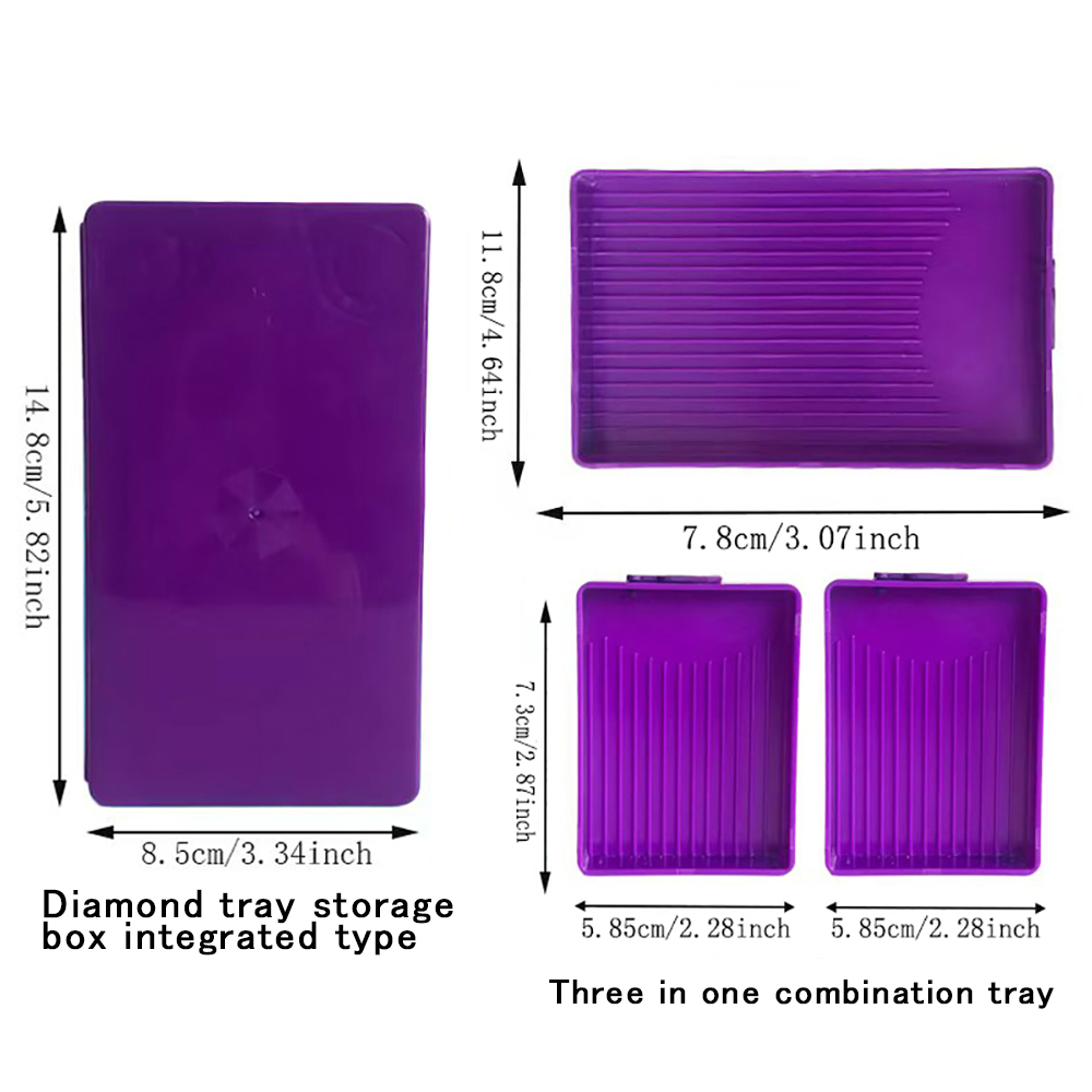 Diamond Painting Tray with Lid - Resin Art Canvas ulasan dan harga