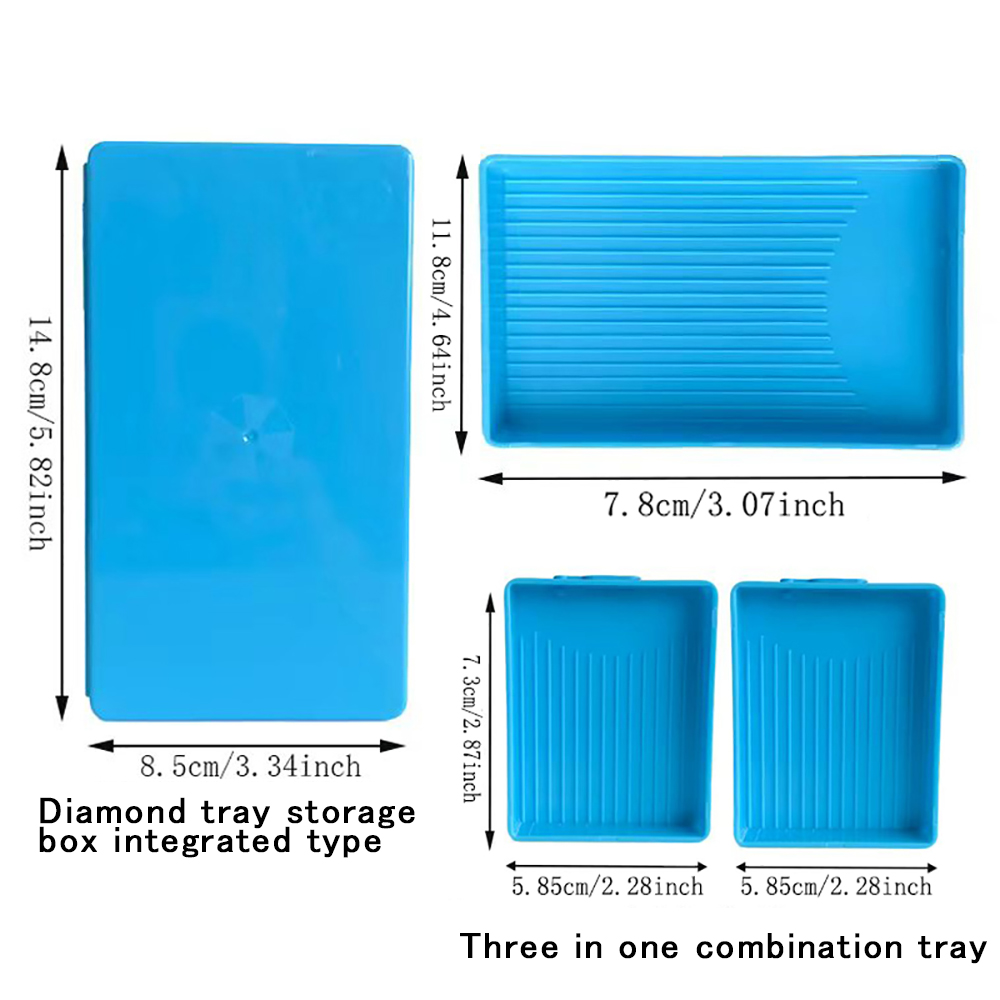 Diamond Painting Tray with Lid - Resin Art Canvas ulasan dan harga