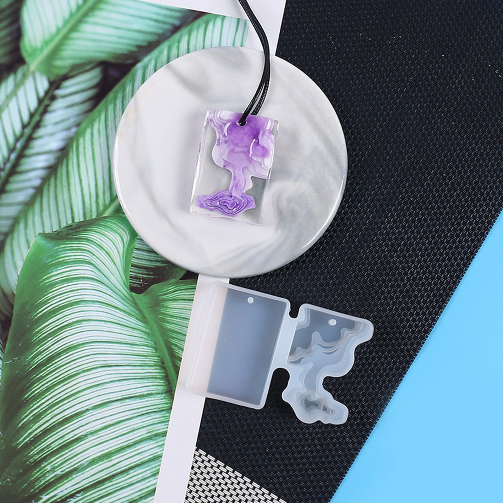 3pcs DIY Crystal Mold Set Roun - Resin Art Geode ulasan dan harga