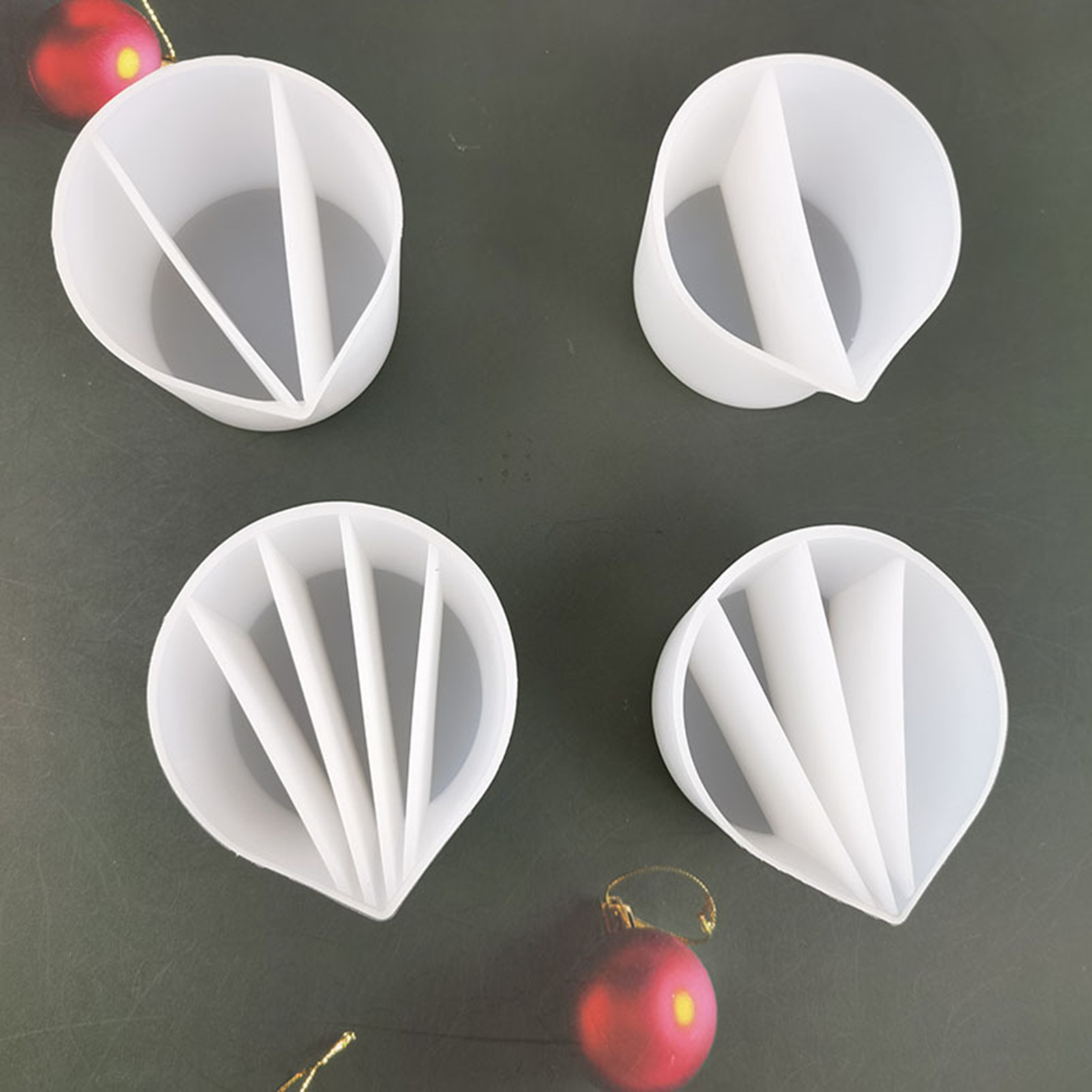 Silicone Split Mixing Cups wit - Resin Art Pouring ulasan dan harga