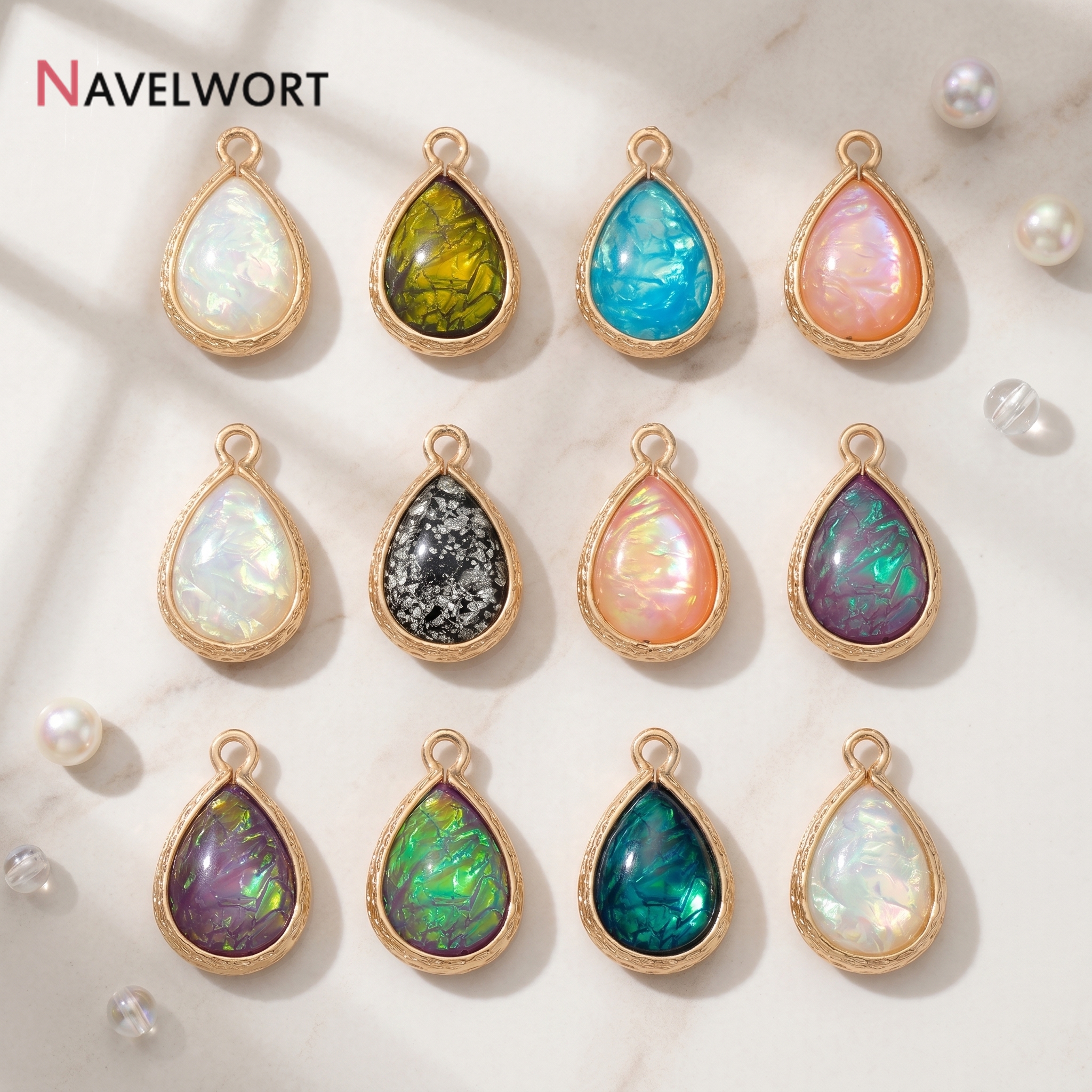 18K Gold Plated Brass With Res - Resin Art Materials Kit ulasan dan harga