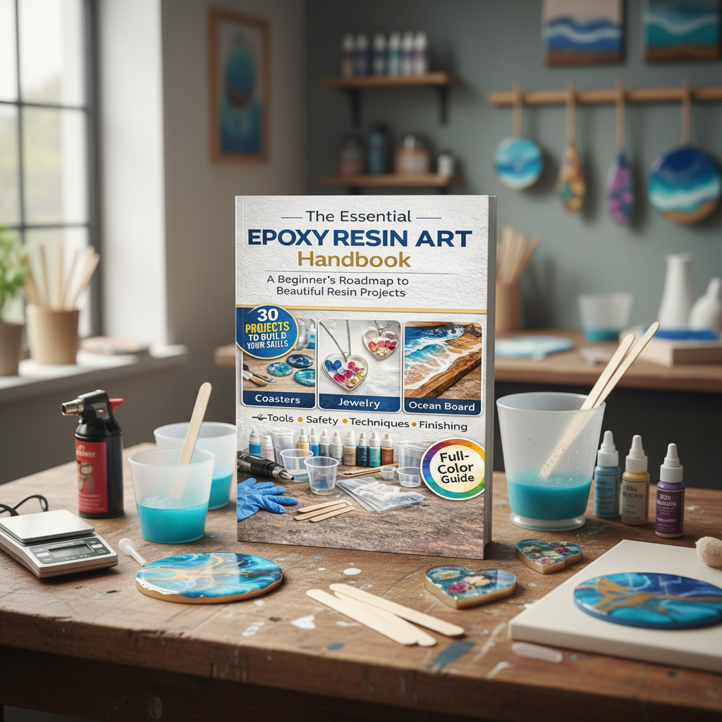 Epoxy Resin Art Handbook Begin - Resin Art Guide Book ulasan dan harga