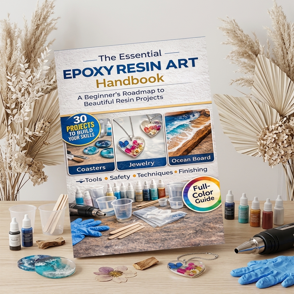 Epoxy Resin Art Handbook Begin - Resin Art Guide Book ulasan dan harga