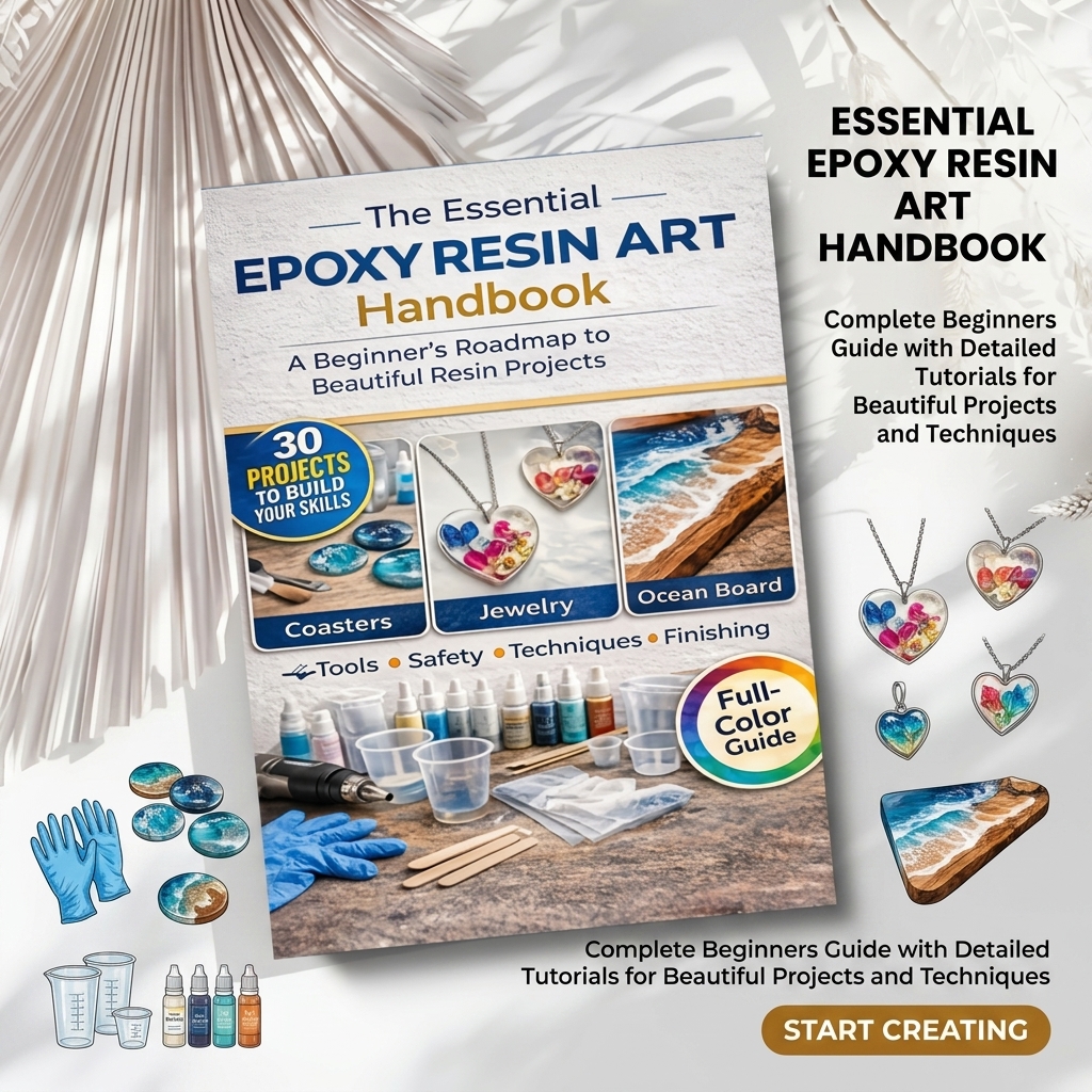 Epoxy Resin Art Handbook Begin - Resin Art Guide Book ulasan dan harga