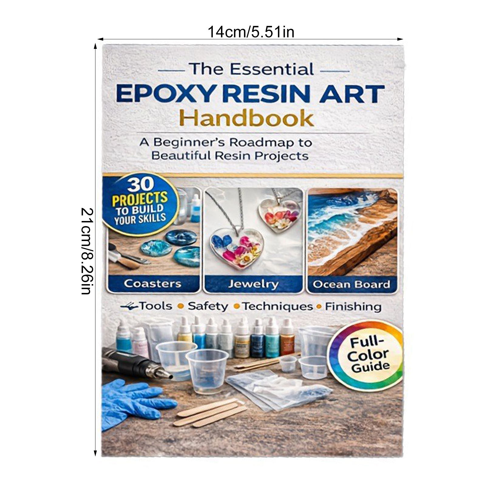 Epoxy Resin Art Handbook Begin - Resin Art Guide Book ulasan dan harga