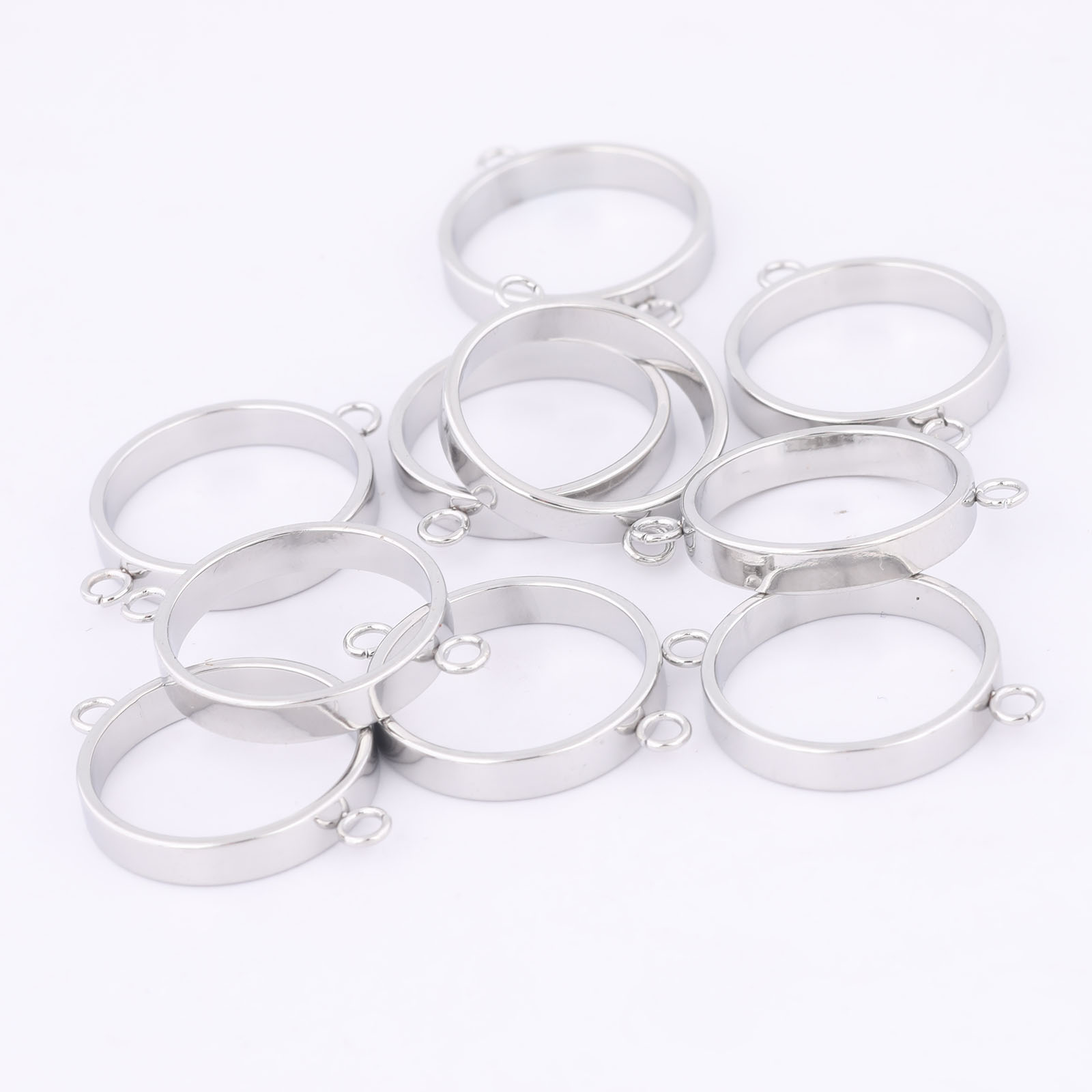 10pcs Stainless Steel 14mm Ope - Resin Art Materials Kit ulasan dan harga
