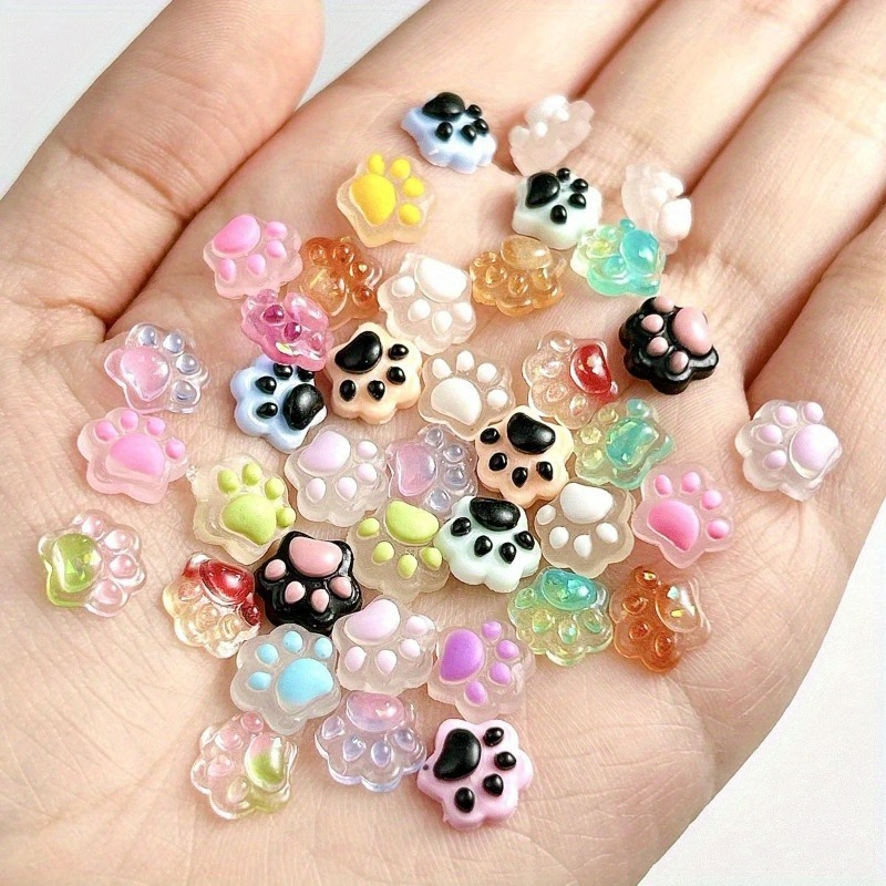100 pieces luminous resin cat' - Resin Art And Craft ulasan dan harga