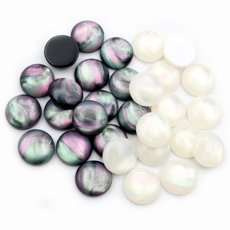 40pcs 8mm 10mm 12mm Round Resi - Resin Art Handmade ulasan dan harga