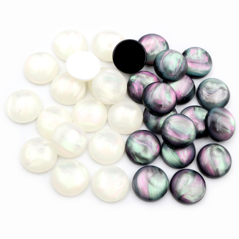 40pcs 8mm 10mm 12mm Round Resi - Resin Art Handmade ulasan dan harga