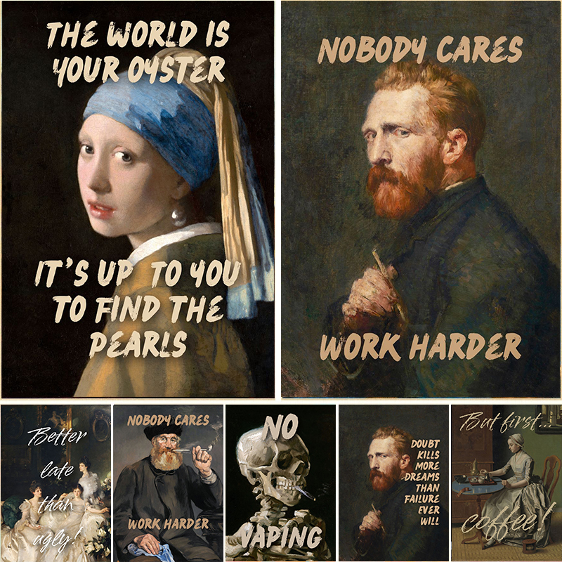 Funny Altered Vintage The Worl - Resin Art Quote ulasan dan harga