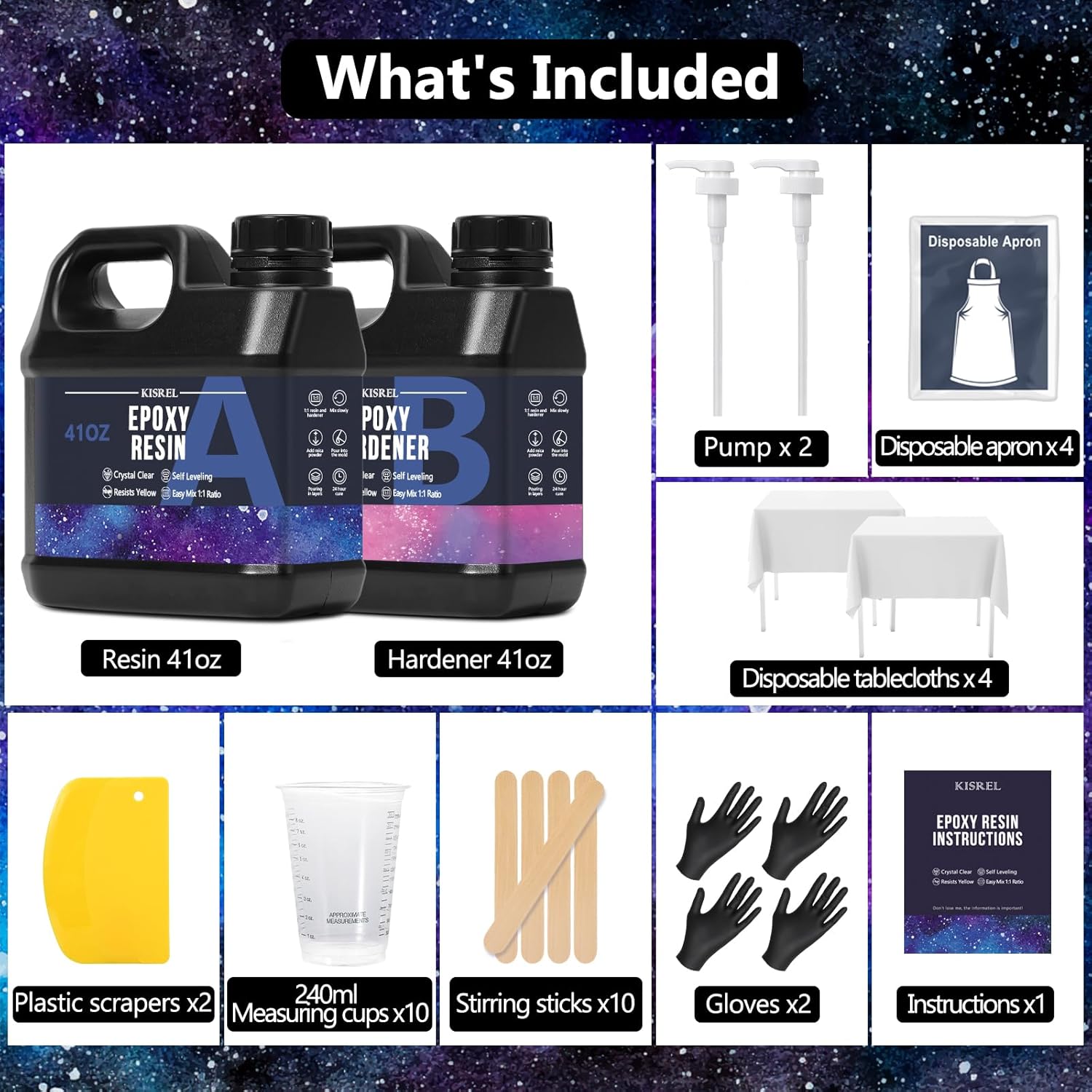 Crystal Clear Epoxy Resin Kit  - Resin Art With Wood ulasan dan harga