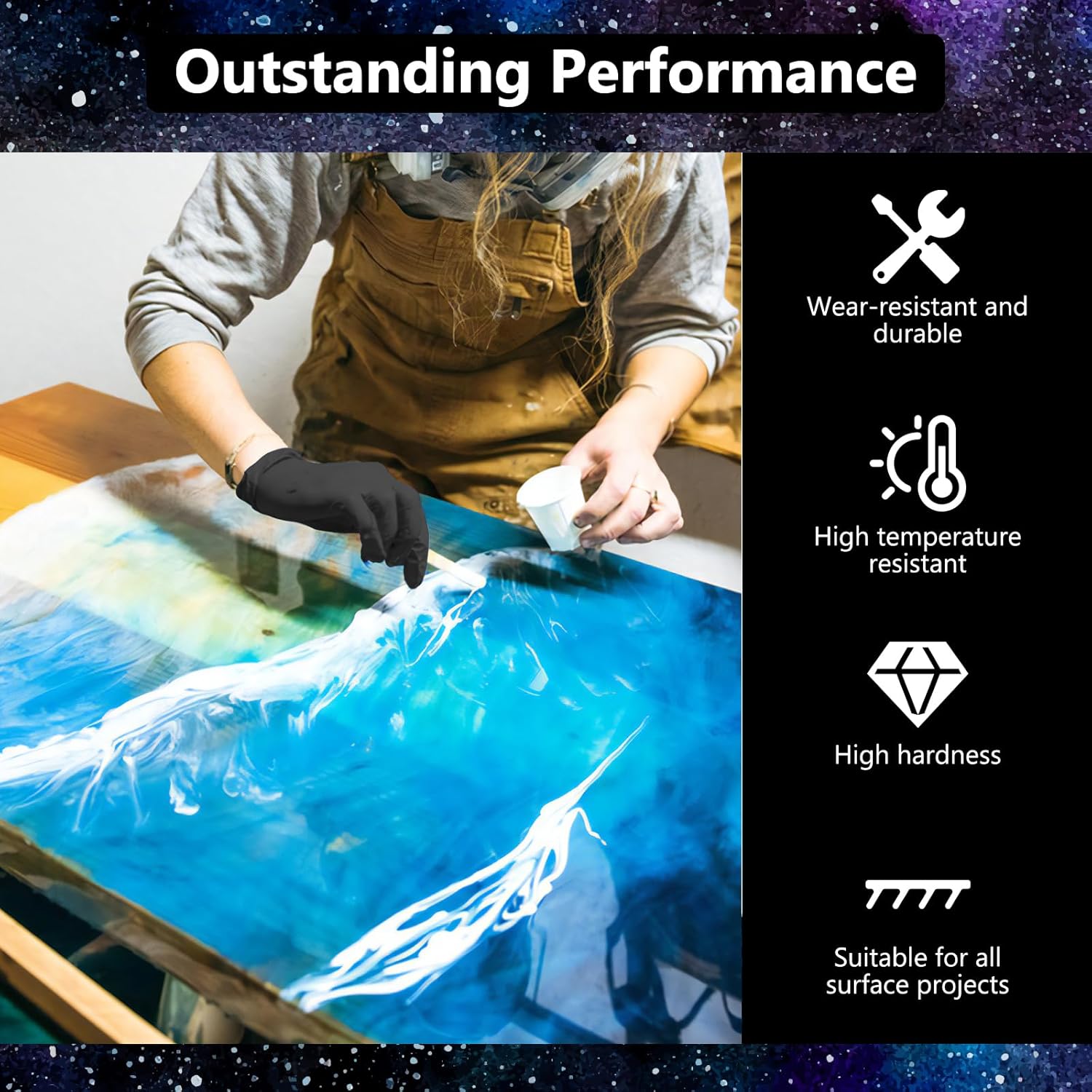 Crystal Clear Epoxy Resin Kit  - Resin Art With Wood ulasan dan harga