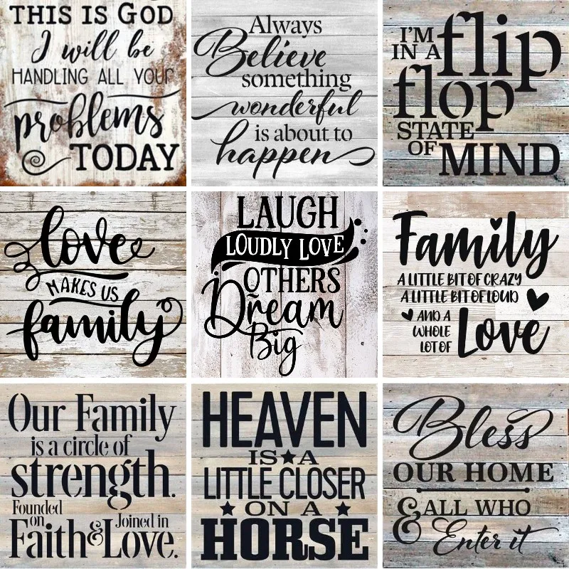 Diamond Painting Family Quotes - Resin Art Quote ulasan dan harga