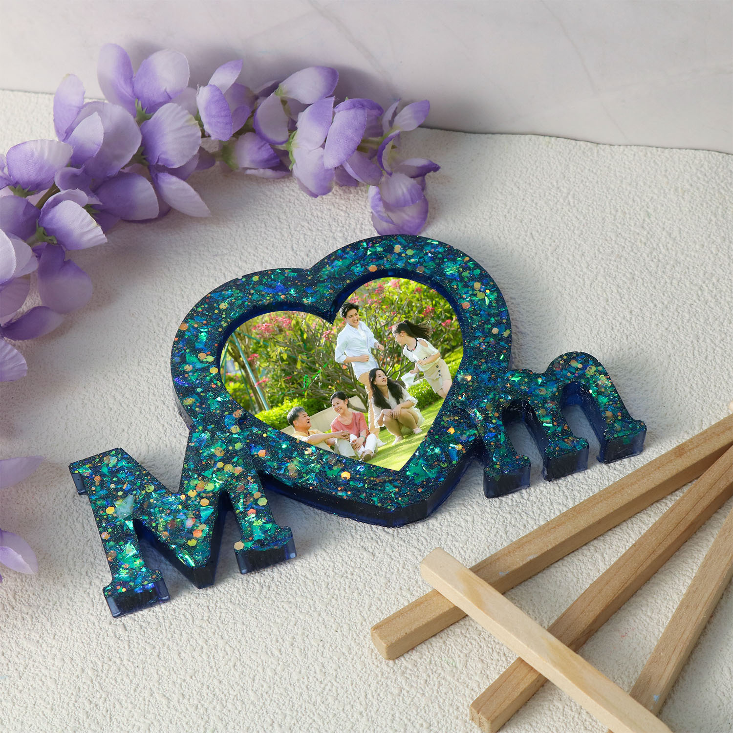 Letter Mm Epoxy Resin Silicone - Resin Art Products ulasan dan harga