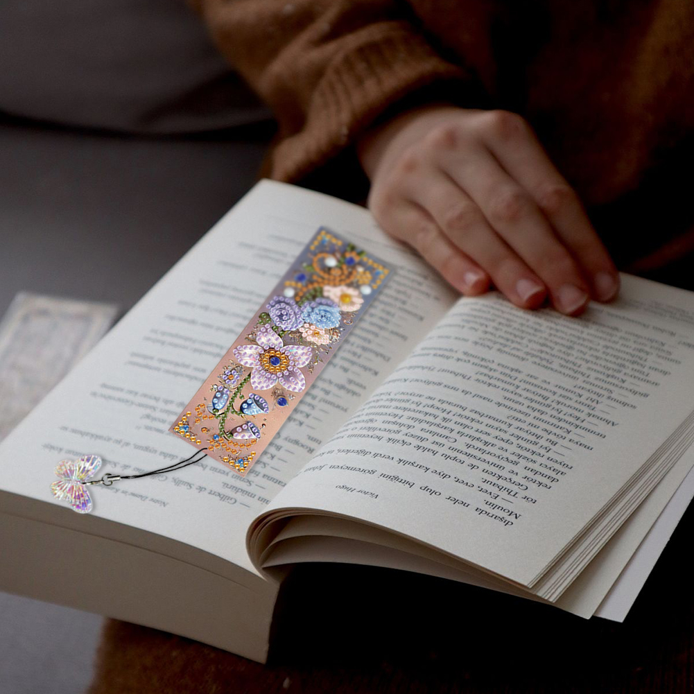 3Pcs Butterfly DIY Diamond Art - Resin Art Bookmark ulasan dan harga
