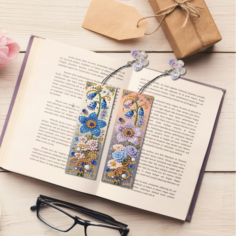 3Pcs Butterfly DIY Diamond Art - Resin Art Bookmark ulasan dan harga
