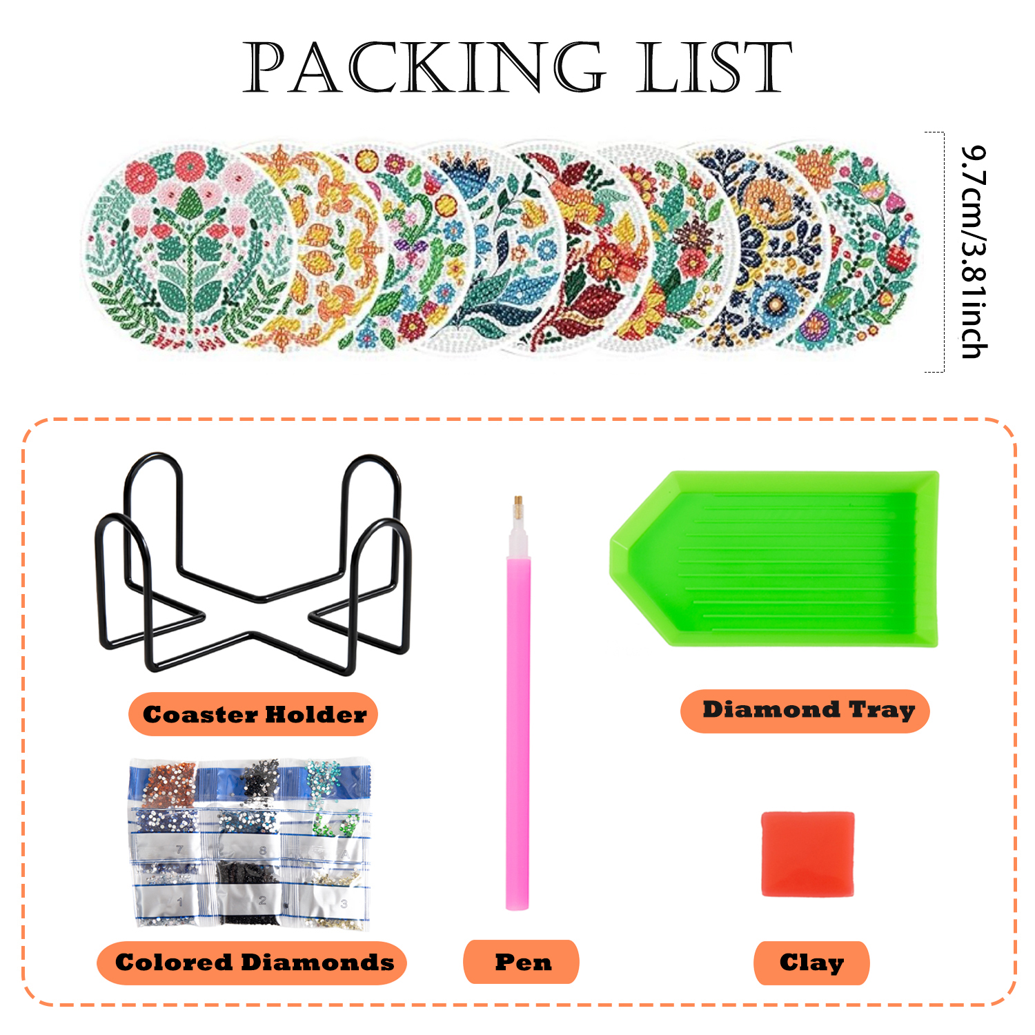 8-piece set/Diamond painting c - Resin Art Canvas ulasan dan harga