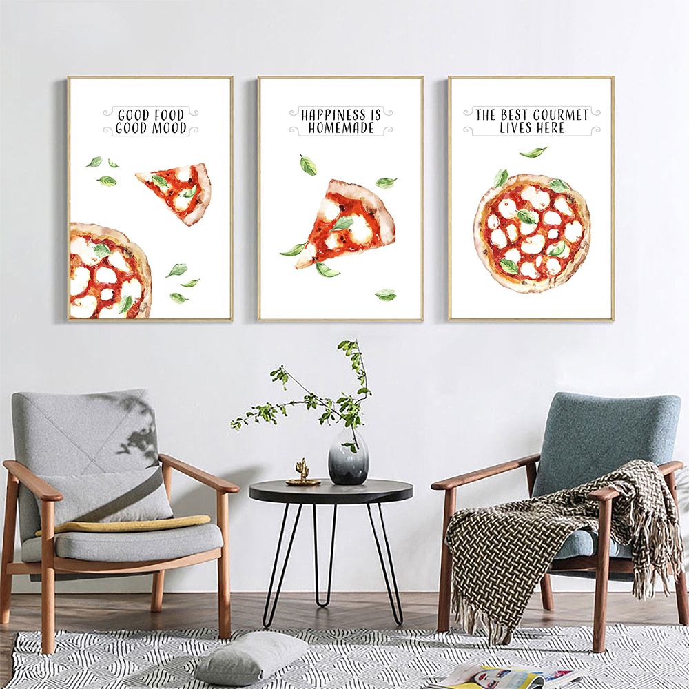 Italian Pizza Watercolor Poste - Resin Art Quote ulasan dan harga