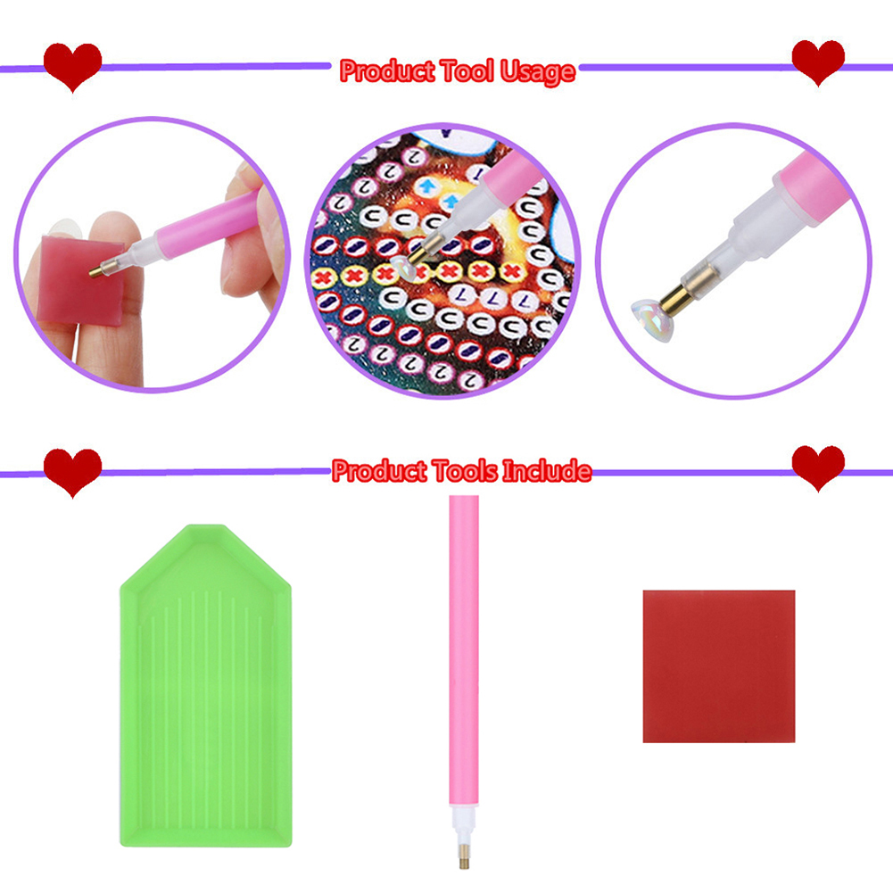 5D Rhinestone Arts Greetings B - Resin Art Bookmark ulasan dan harga