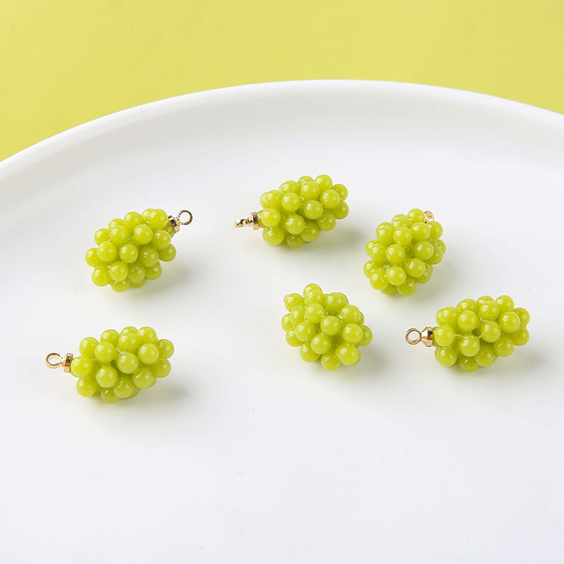 6pcs Cute Little Grapes Resin  - Resin Art Materials Kit ulasan dan harga