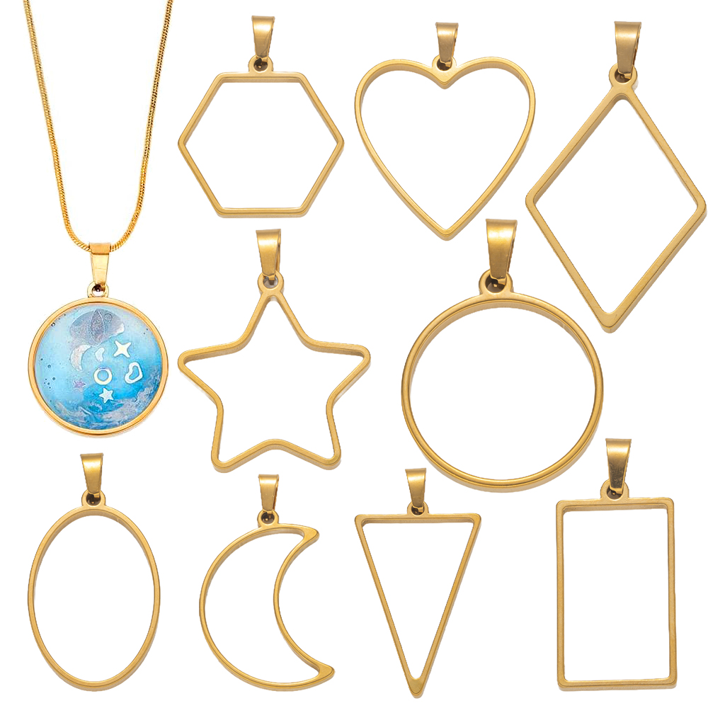 5pcs Stainless Steel Open Back - Resin Art Materials Kit ulasan dan harga