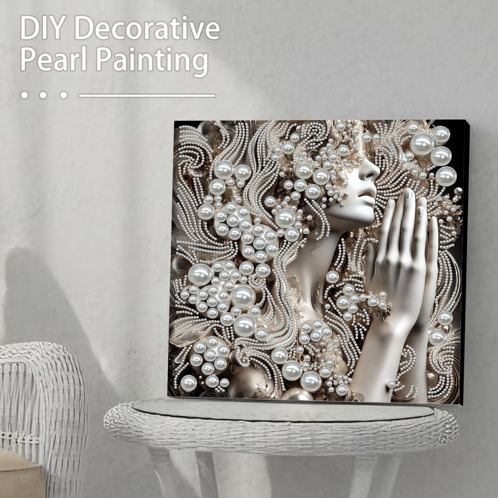 DIY Ladies Pearl Painting Art  - Resin Art Frame ulasan dan harga