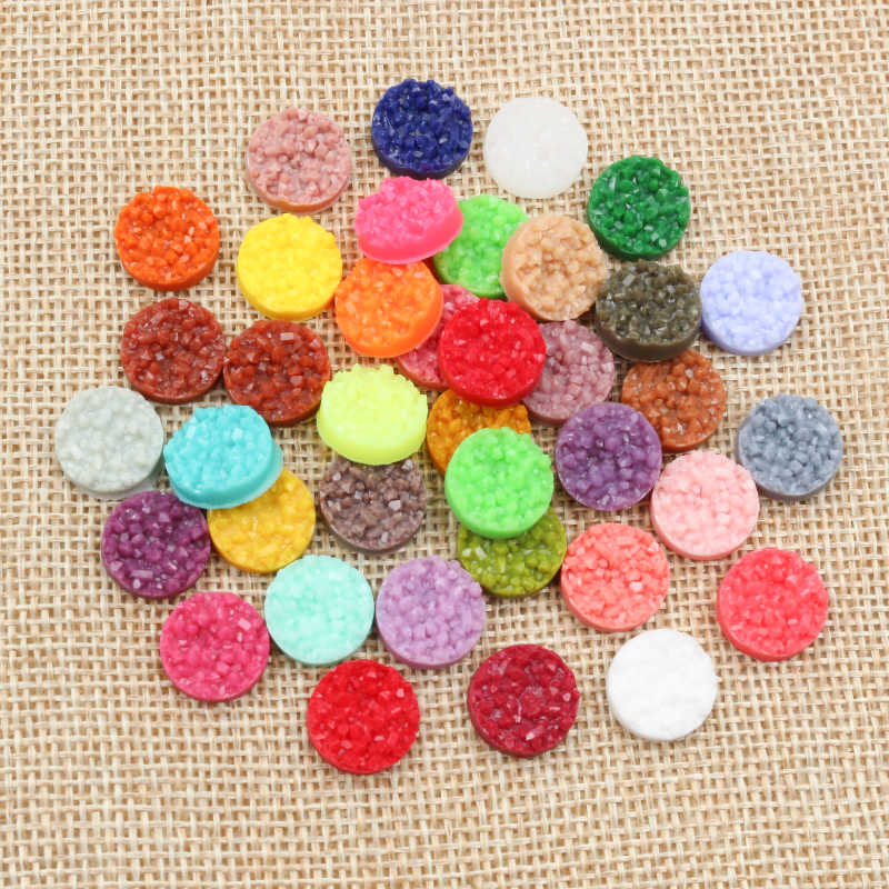 40pcs Resin Druzy Cabochons Do - Resin Art Materials Kit ulasan dan harga