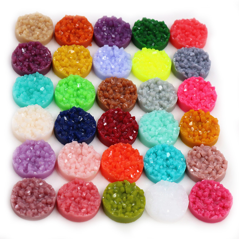 40pcs Resin Druzy Cabochons Do - Resin Art Materials Kit ulasan dan harga