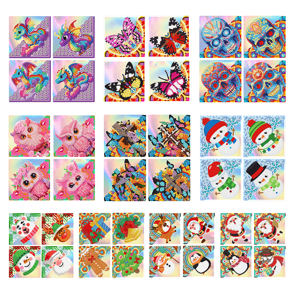 4PCS Diamond Painting Bookmark - Resin Art Bookmark ulasan dan harga