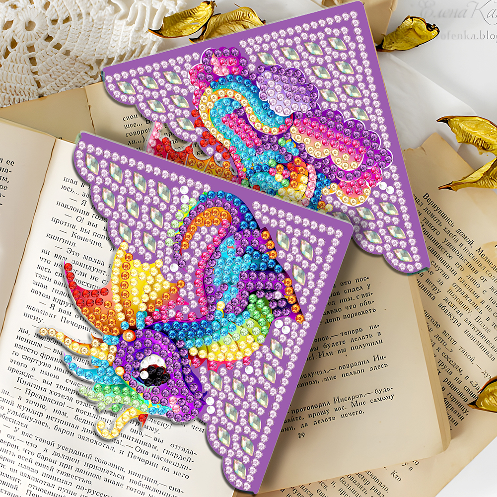 4PCS Diamond Painting Bookmark - Resin Art Bookmark ulasan dan harga
