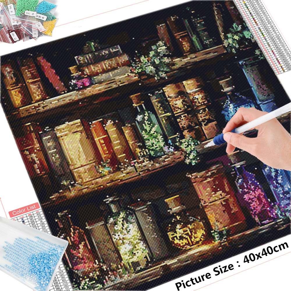 HUACAN Diamond Embroidery Cart - Resin Art Guide Book ulasan dan harga