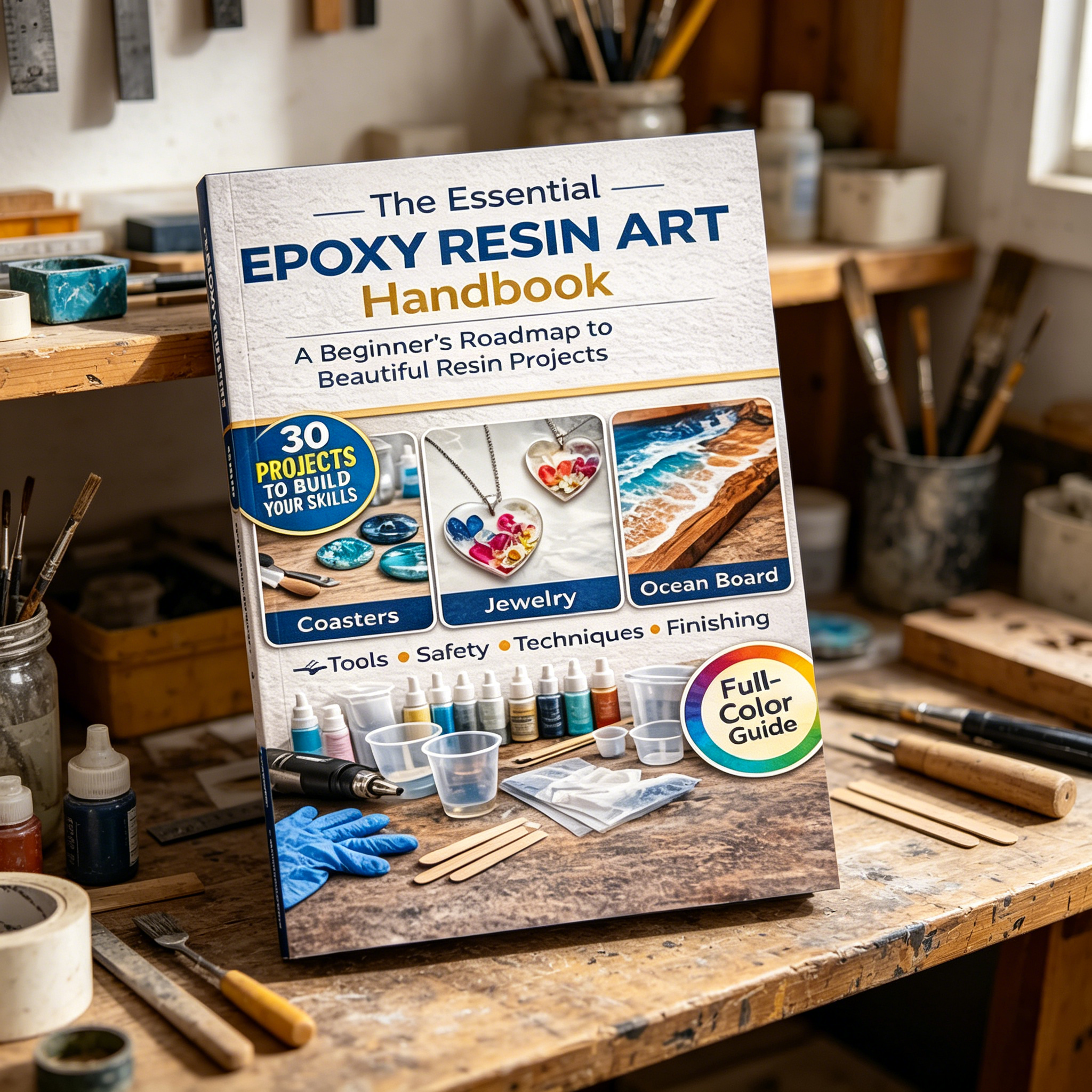 Epoxy Resin Art Book Guide for - Resin Art Guide Book ulasan dan harga