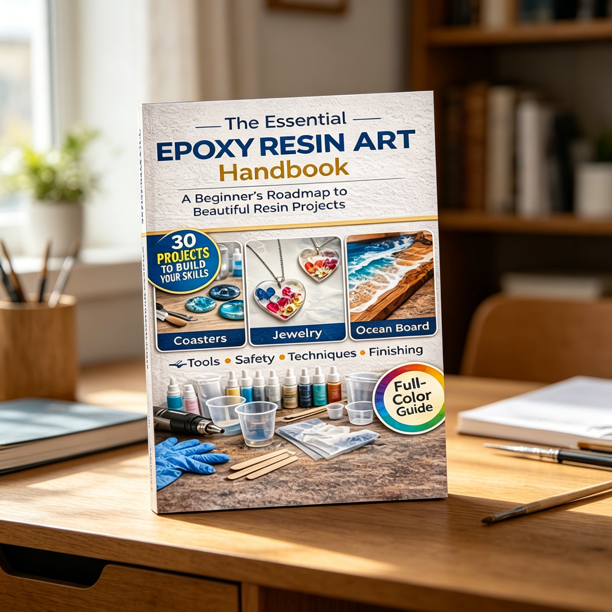 Epoxy Resin Art Book Guide for - Resin Art Guide Book ulasan dan harga